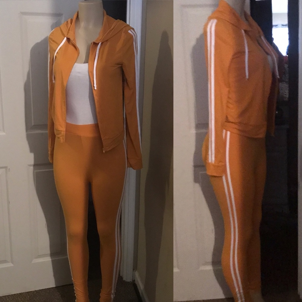 2pc stretchy tracksuit